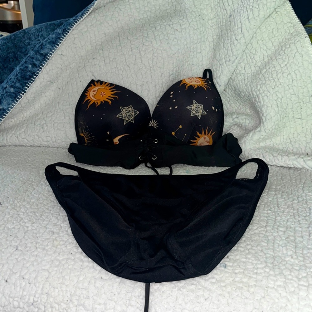 Celestial Corset Bathing Suit Full Set